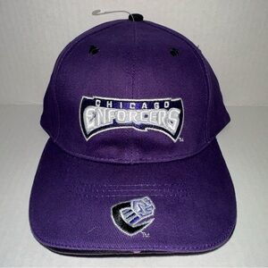 XFL Chicago Enforcers Purple Cap/Hat. NEW. Y2K.
